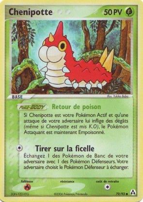 Pokemon - Chenipotte Vf 70/92 - Ex Createurs De Legendes