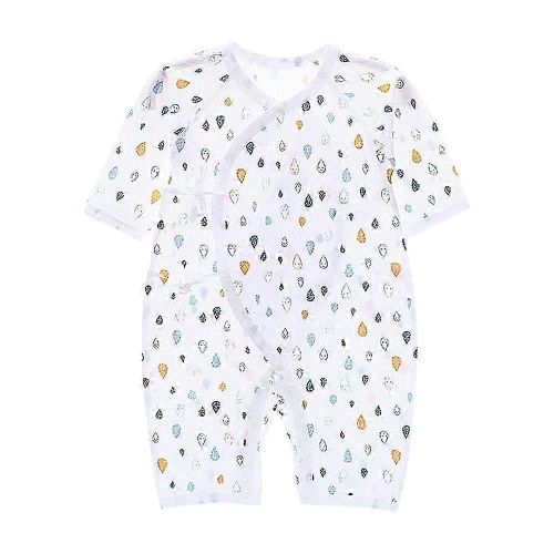 Respirant Motif De Dessin Animé Nouveau-Né Bébé Pyjama Vêtements D¿Été (Motif De Goutte 52)