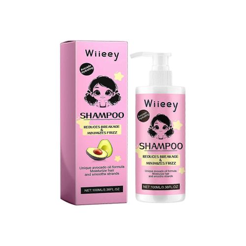 Wiieey Avocado Hair Care Shampoo Hydrate Le Cuir Chevelu Contrôle De L¿Huile Douce Parfum Moelleux Longue Durée Shampooing Doux