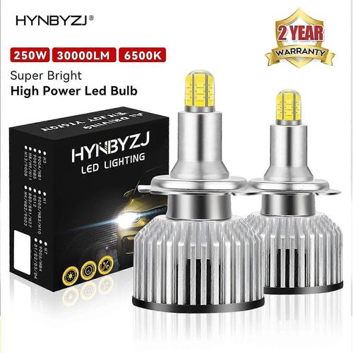 -30000lmh7 Phares Led 360 Degrés 30000lm H1 H8 H9 H11 Lampes Automatiques Glace Hb3 Hb4 Hir2 Ampoules De Voiture 6500k 9005 9006 9012 Phares Antibrouillard