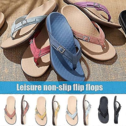 Vionic Thong Sandales Avec Boucle Femmes Casual Antidérapante Flip-Flop Beach Sandal
