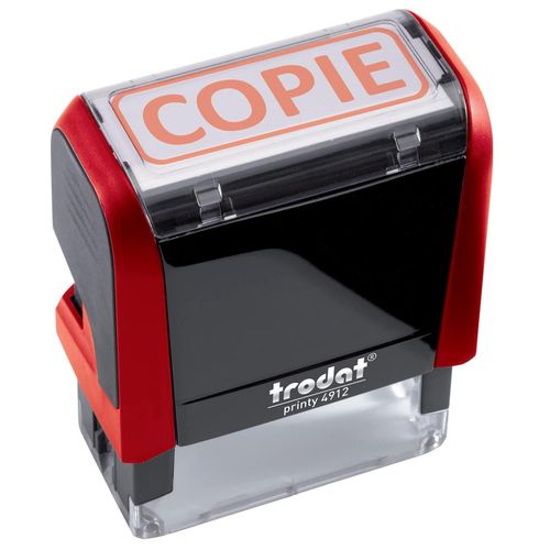 Trodat Timbre Formule Copie - Xprint Encrage Rouge Empreinte 45x16mm