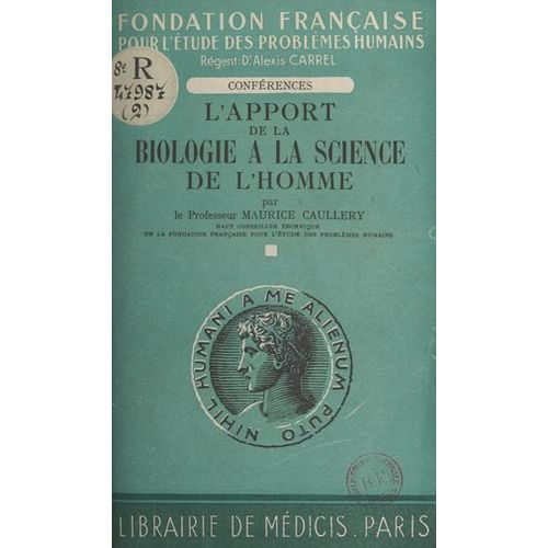 L'apport De La Biologie À La Science De L'homme