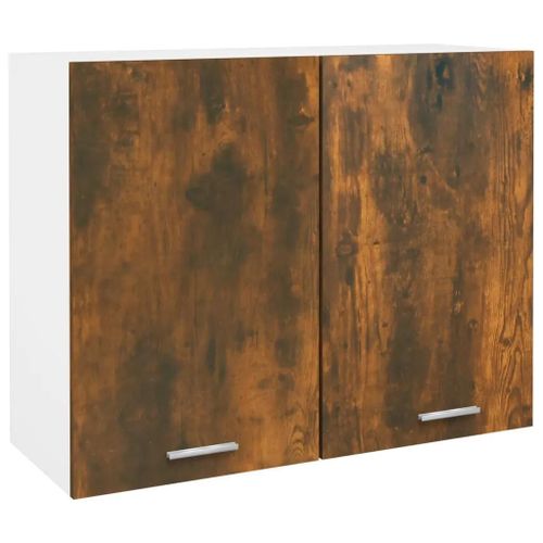 Vidaxl Armoire Suspendue ""Lyon"" Chêne Fumé 80x31x60 Cm