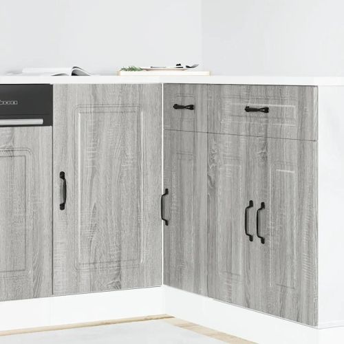 Vidaxl Armoire De Cuisine Kalmar Sonoma Gris Bois D'ingénierie