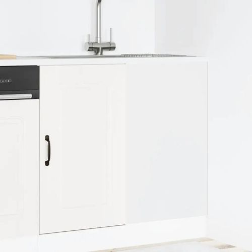 Vidaxl Armoire De Cuisine Kalmar Blanc Bois D'ingénierie