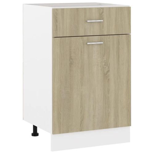 Vidaxl Armoire De Plancher À Tiroir ""Lyon"" Chêne Sonoma