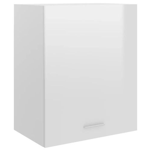 Vidaxl Armoire Suspendue ""Lyon"" Blanc Brillant 50x31x60 Cm