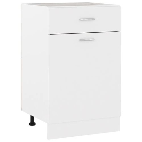 Vidaxl Armoire De Plancher À Tiroir ""Lyon"" Blanc 50x46x81,5cm