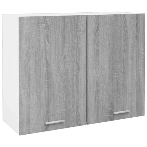 Vidaxl Armoire Suspendue ""Lyon"" Sonoma Gris 80x31x60 Cm
