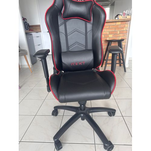 Voici Le Fauteuil De Jeu Rekt Gg1 En Rouge.