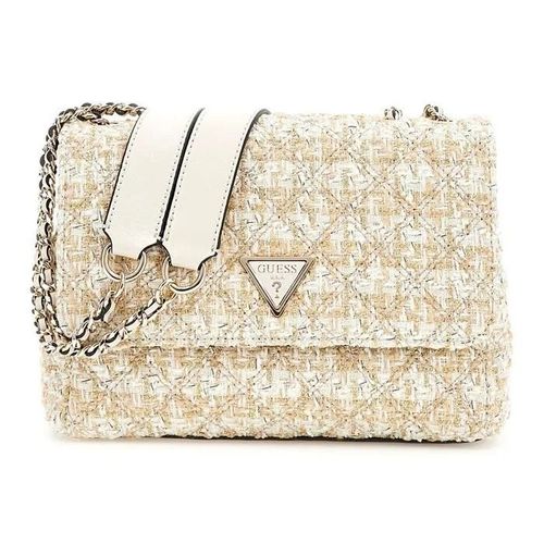 GUESS Sac à épaule bandoulière or pour femme - Giully 2 Compartment Convertible Flap 304538
