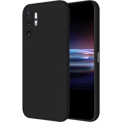 Coque Pour Samsung Galaxy Note10+ / Samsung Note 10 Plus Protection Étui, 6.8"" Inches Liquide Tpu Silicone Case Anti Rayures Ultra Mince Souple Cover En Silicone Le Noir