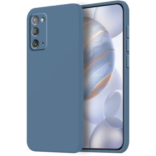 Coque Pour Samsung Galaxy Note20 Protection Étui, 6.7"" Inches Liquide Tpu Silicone Case Anti Rayures Ultra Mince Souple Cover En Silicone Gris Lavande