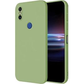 Coque Pour Xiaomi Mi Mix 3 Protection Étui, 6.39"" Inches Liquide Tpu Silicone Case Anti Rayures Ultra Mince Souple Cover En Silicone Vert Matcha