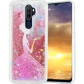 Coque Pour Oppo A9 2020 A5 2020 Paillettes Silicone Glitter 3d Antichoc Souple Etui Transparente Motif Housse De Protection Strass Tpu Case Pour Fille Femme Princesa