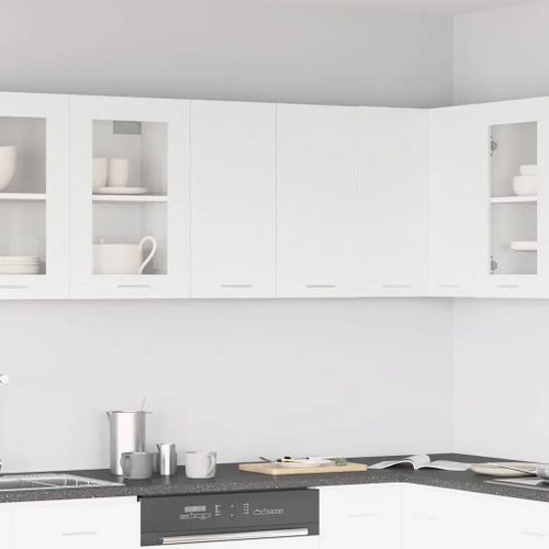Vidaxl Armoire Suspendue ""Lyon"" Blanc 60x31x60 Cm Bois D'ingénierie