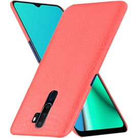 Coque Pour Oppo A9 2020, Etui Housse En Pu Cuir Case Cover Ultra Leger Ultra Mince Antichoc Protection Coque Pour Oppo A9 2020, A11, A11x, A5 2020 Cro Rouge