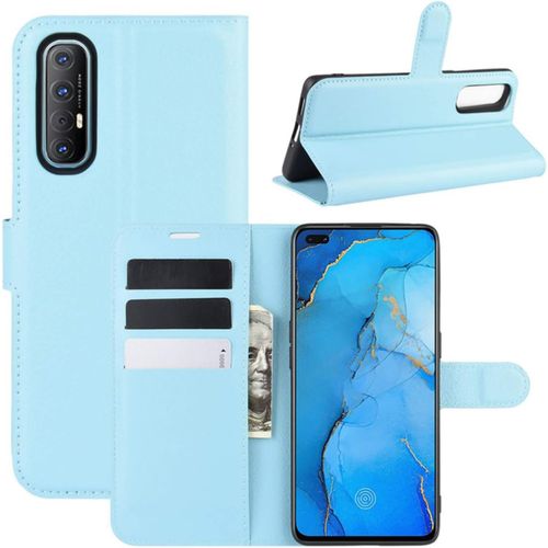 Coque Pour Oppo Find X2 Neo Etui De Protection En Pu Cuir Flip Cover Case Antichoc Portefeuille Housse Pour Oppo Find X2 Neo Coque Bleu