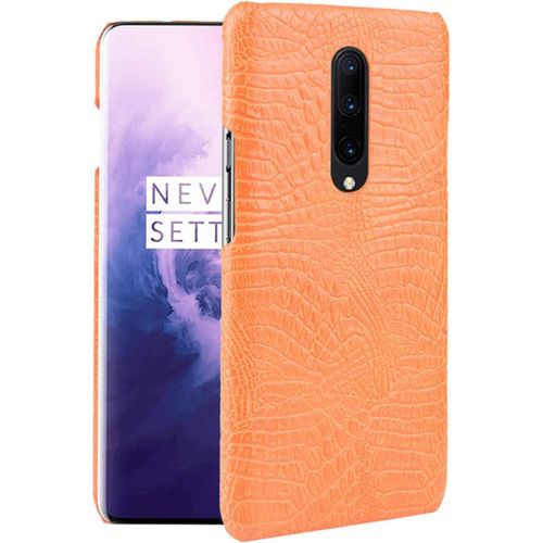 Coque Oneplus 7 Pro, Etui Housse En Pu Cuir Case Cover Ultra Leger Ultra Mince Antichoc Protection Coque Pour Oneplus 7 Pro 2019 Cro Orange