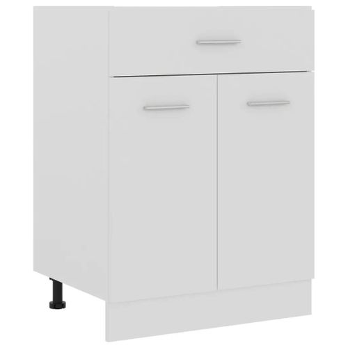 Vidaxl Armoire De Plancher À Tiroir ""Lyon"" Blanc