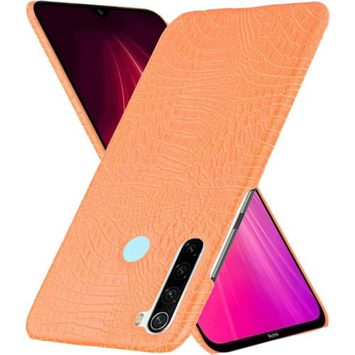 Coque Xiaomi Redmi Note 8t, Etui Housse En Pu Cuir Case Cover Ultra Leger Ultra Mince Antichoc Protection Coque Pour Xiaomi Redmi Note 8t Cro Orange