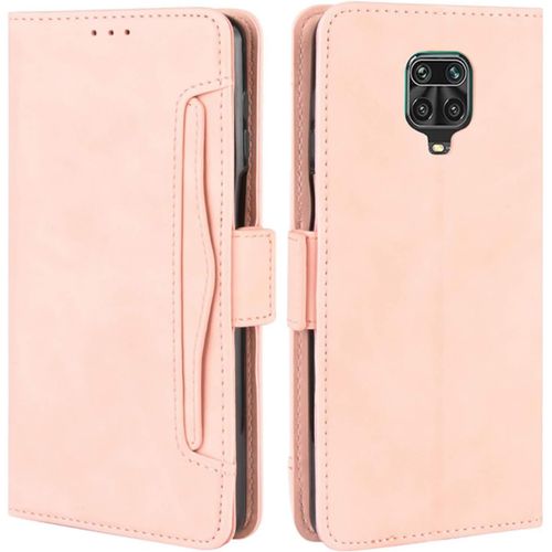 Coque Pour Xiaomi Redmi Note 9s Redmi Note 9 Pro Coque Housse À Rabat En Premium Pu Cuir Flip Cover Case Antichoc Portefeuille Etui Pour Redmi Note 9s Coque Pink