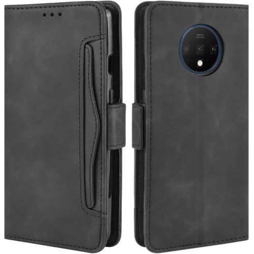 Oneplus 7t Étui Portefeuille En Cuir Avec Portecartes Pour Oneplus 7t Noir
