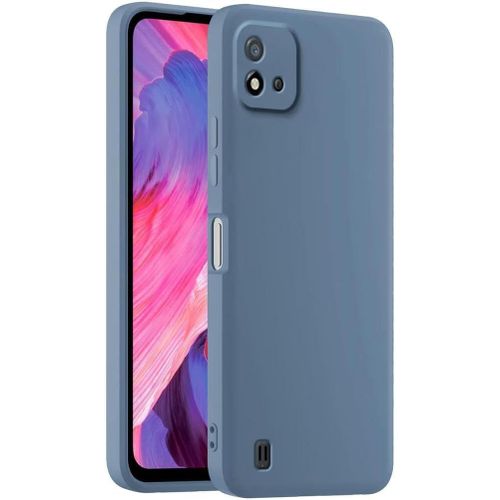 Coque De Téléphone En Silicone Colorée, Adaptée À Realme C11 2021 6.52"" - Gris Lavande
