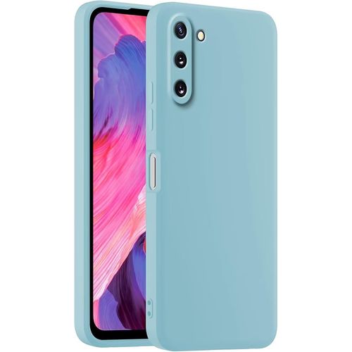 Coque De Téléphone En Silicone Colorée, Adaptée À Samsung Galaxy Note10 6.3"" - Bleu Clair