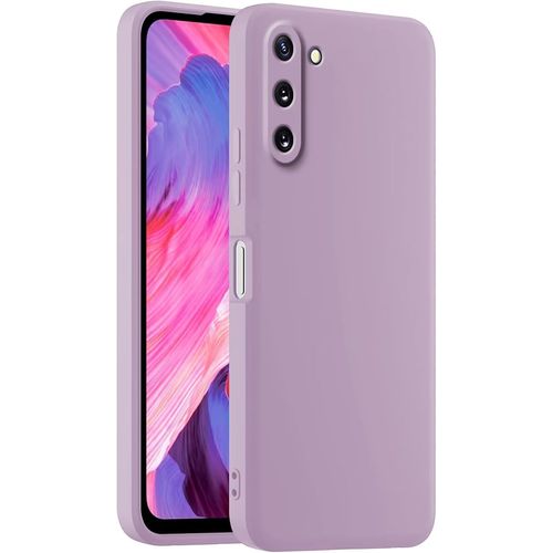Coque De Téléphone En Silicone Colorée, Adaptée À Samsung Galaxy Note10 6.3"" - Herbe Violette