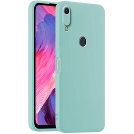 Coque De Téléphone En Silicone Colorée, Adaptée À Huawei Y6 2019 / Y6 Pro 2019 / Honor 8a / Y6s 2019 6.09"" - Cyan Clair