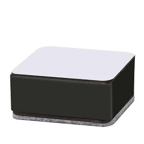 Élévateur De Meubles En Acier Au Carbone Carré Noir 2,4 « / 6 Cm De Large Élévateur De Meubles Adhésif Ajoute 1,2 « / 3 Cm De Hauteur Aux Lits, Canapés, Placards, Supporte 20 000 Lb