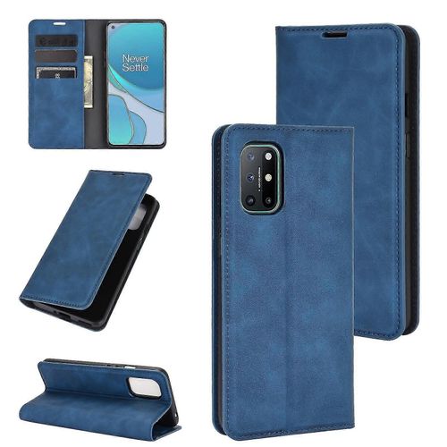 Pour Oneplus 8t Étui Tpu En Cuir À Aspiration Magnétique