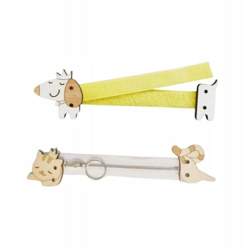 Pièces de planche d'activités pour tout-petits, pièces d'activités en bois, jouets artisanaux chien chat