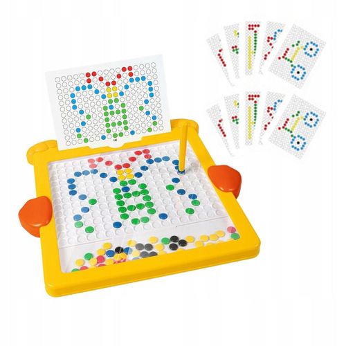 Tableau À Gribouiller Avec Stylo Et Perles Pour Enfants De 4 Ans, 106 Cartes À Points Et 10 Cartes