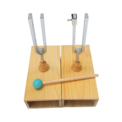 Diapason Résonant Boîte De Résonance En Bois Avec Résonateur À Diapason