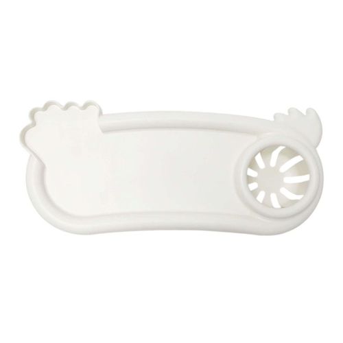Plateau De Poussette, Séparateur De Vaisselle Manuel, Rangement Pour Biberon De Lait Pour Tout-Petits, Blanc