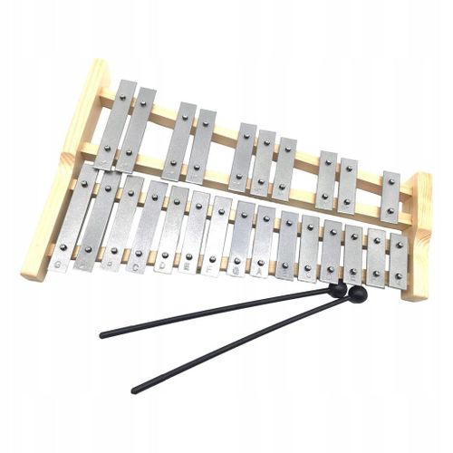 Xylophone Portable En Bois À 25 Touches Pour Enfants Et Adultes