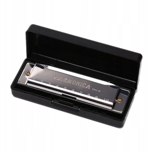 Harmonica 10 Trous, 20 Tons De Do, Diatonique, Tonalité De Do, Blues, Jazz, Argent