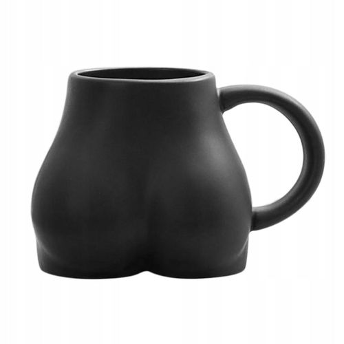 Tasse À Café En Céramique 300 Ml, Motif Femme Drôle En Forme De Fesses, Nouveauté Noire