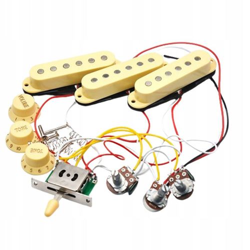 Circuit De Micros De Guitare Complet, Micros De Guitare Électrique Pré-Câblés Pour St