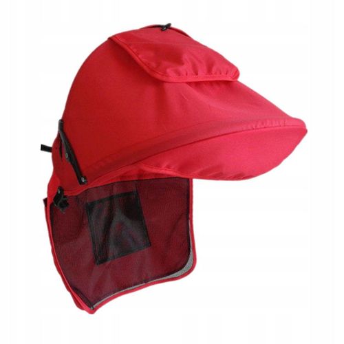 Filet Pare-Soleil Pour Poussette, Grande Protection Contre La Pluie, Pliable Et Légère, Rouge