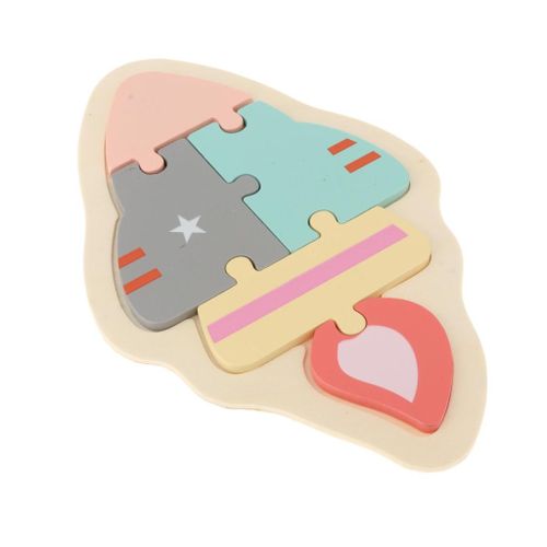 Puzzles en bois pour enfants Jouets éducatifs précoces Puzzles cognitifs Animaux Fusée