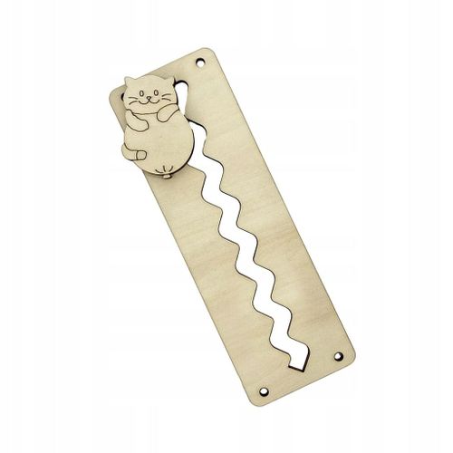 Planche D'activités Pour Enfants, Matériel De Bricolage, Jouet Artisanal En Bois, Piste De Labyrinthe Pour Chats Non Peinte