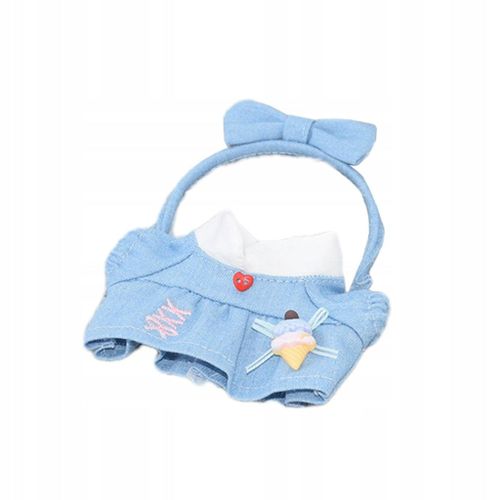 2 Pièces 17cm Vêtements De Poupée Doux Mode Accessoires Photo Robe De Poupée Et Bleu