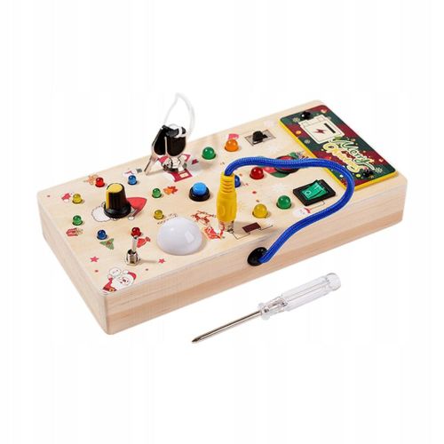 Tableau Led Montessori Pour Les Tout-Petits Développant Leurs Capacités Motrices, Jouets Sensoriels Et Lumières