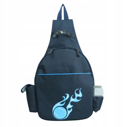 Sac À Dos Pour Raquette De Tennis Pour Homme Avec Poches Latérales, Bleu Marine