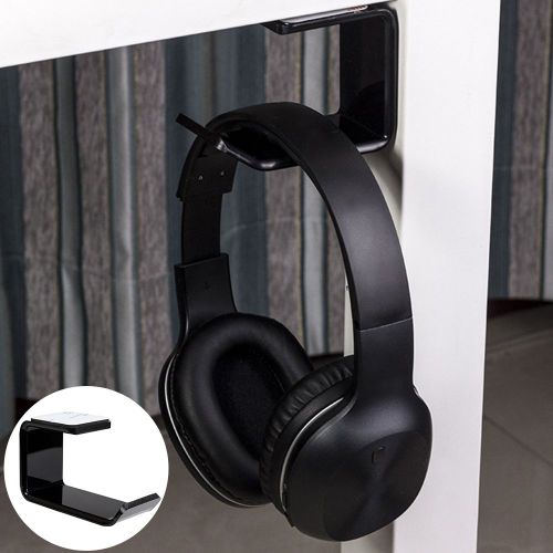 Support de casque en acrylique, support mural pour casque, présentoir collant