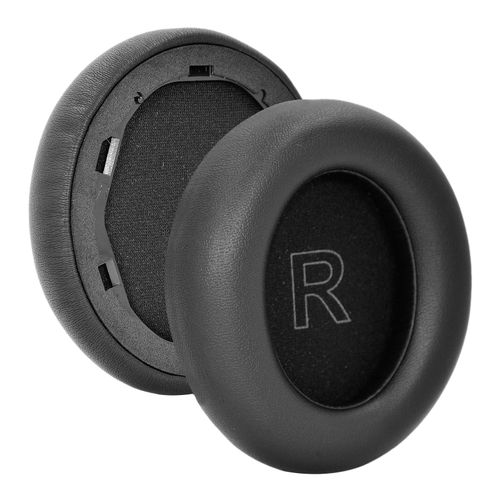 1 paire de manchons de casque souples, imperméables et respirants, coussinets de remplacement pour Anker Soundcore Life Q30/Q35 BT, pour sports électroniques-Noir